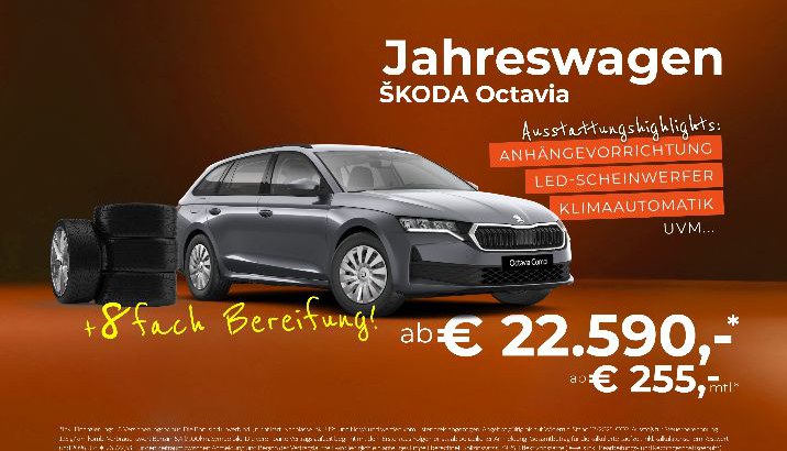 Skoda Jahreswagen Aktion