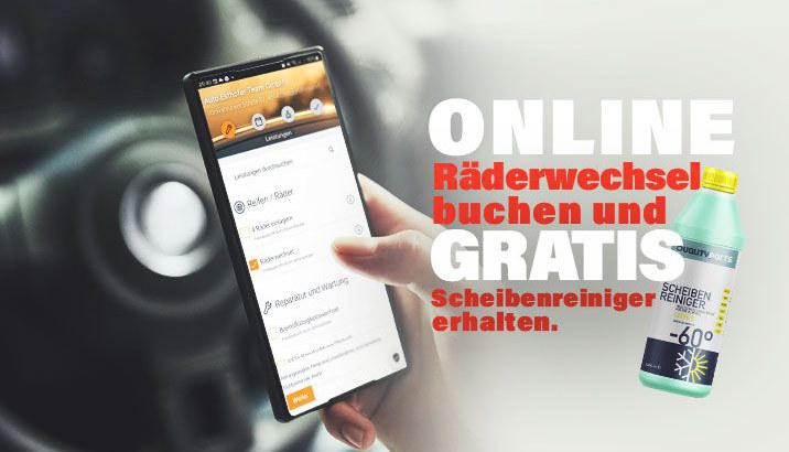 Räderwechsel gratis Scheinreiniger
